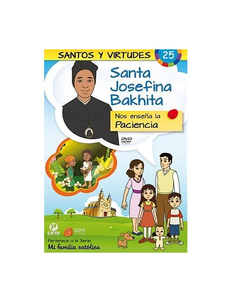 DVD de dibujos animados: Santa Josefina Bakhita y la Paciencia