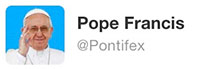 twitter del Papa francisco sobre el rosario